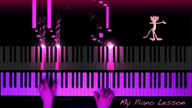 The Pink Panther Theme (MUST WATCH) - Pink Panther Piano Tutorial Lesson смотреть онлайн