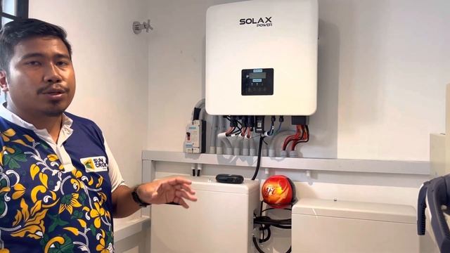 SOLAX X3 HYBRID INVERTER AND T58 BATTERY Big House Equipped With Hybrid Solar Energy System