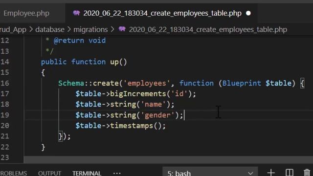 19 - SETTING UP DATABASE CONNECTION, TABLES AND MIGRATIONS IN LARAVEL ( URDU / HINDI ) смотреть онлайн