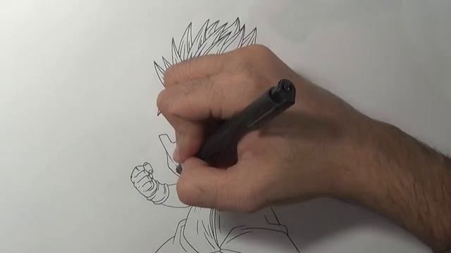 Drawing Kid Trunks Super Saiyan смотреть онлайн