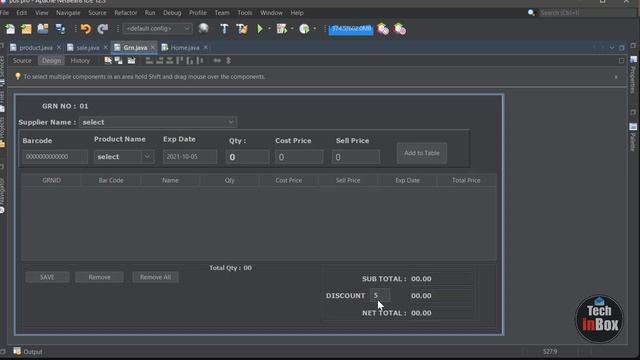 Java MYSQL NetBeans POS inventory System Full Project with Src code DappCode Powerful POS #15 смотреть онлайн