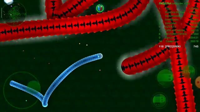 ОЧЕНЬ МНОГО МАССЫ В ВОРМАКС. ИО!!! ИГРА Wormax.io