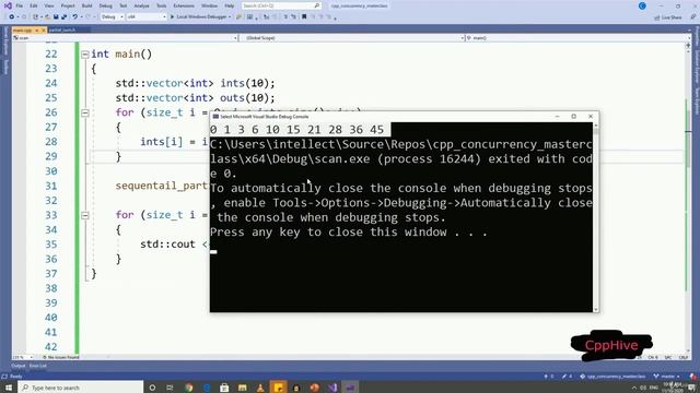 Parallel implementation of Prefix Sum (Partial Sum/Scan) algorithm in C++ : Part 1 Introduction. смотреть онлайн