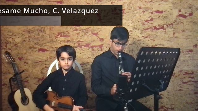 Besame Mucho, Consuelo Velazquez, Clarinet & Violin duet, Clarinet by @MusicWithM.Mahbaz смотреть онлайн