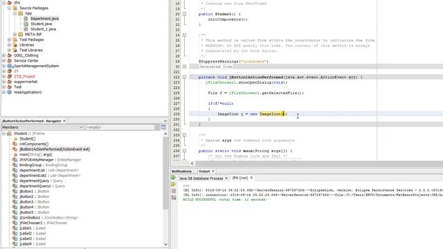 Java Netbeans and JPA - Value pass to combobox from DB & image load using jfilechooser смотреть онлайн