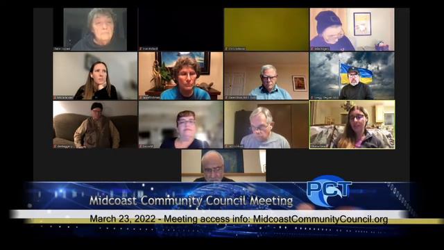 MCC 3/23/22 - Midcoast Community Council Meeting - March 23, 2022 смотреть онлайн
