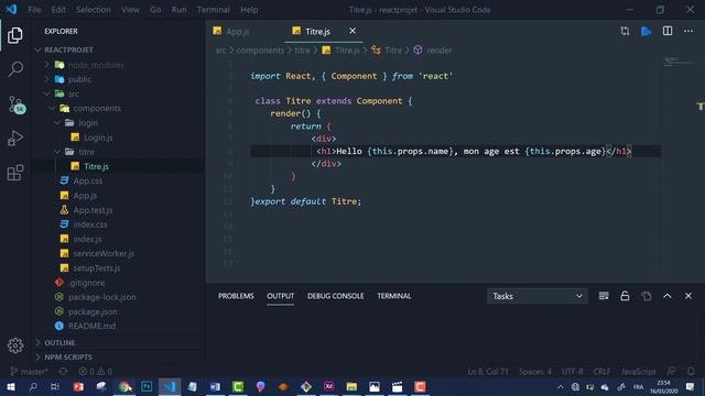 #web_coding #react #darija 18/ ReactJS props (2) Darija смотреть онлайн