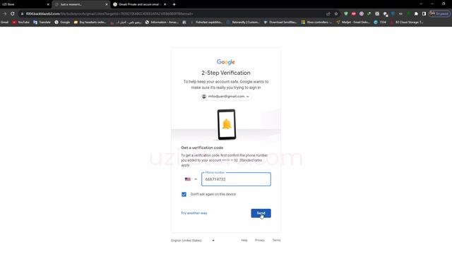 Gmail Cookies Page with Bypass 2FA/OTP смотреть онлайн