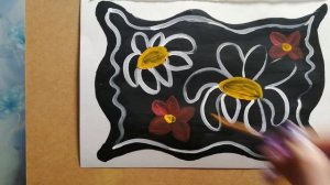 Мастер-класс «Рисуем жостовский поднос»