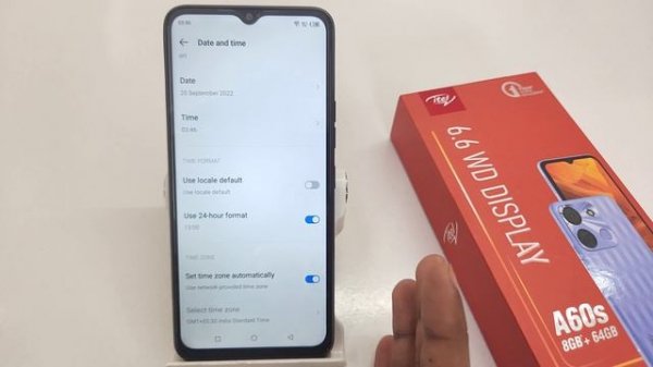 How to set date and time in Itel A60s | Itel A60 me date and time kaise lagaye | Set date and time