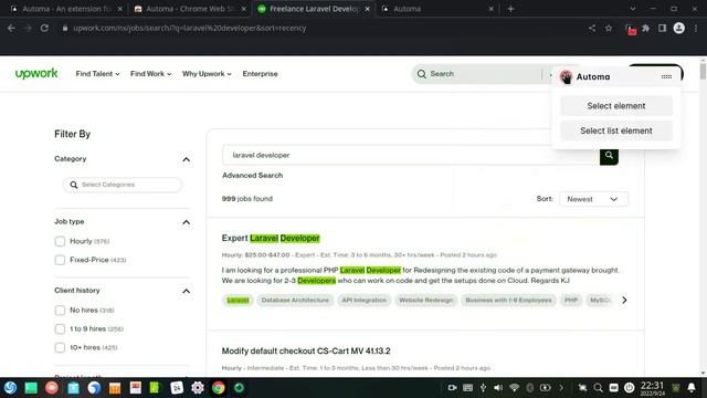 Tutorial Web Scraping Tanpa Python di Google Chrome | Automa Extension | Web Scraping Job Portal смотреть онлайн