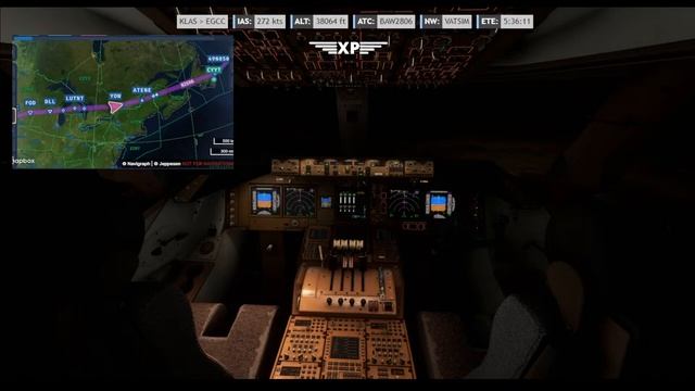 Las Vegas to Manchester Long Haul | B747-8 | Microsoft Flight Simulator смотреть онлайн