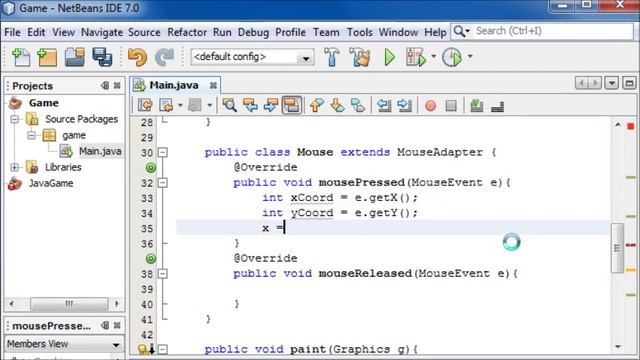 Java Game Programming for Beginners - #8 - Handling Mouse Input смотреть онлайн