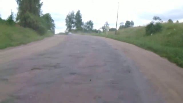 Поддорский район, дорога в деревнях Вёкшино и Устье смотреть онлайн