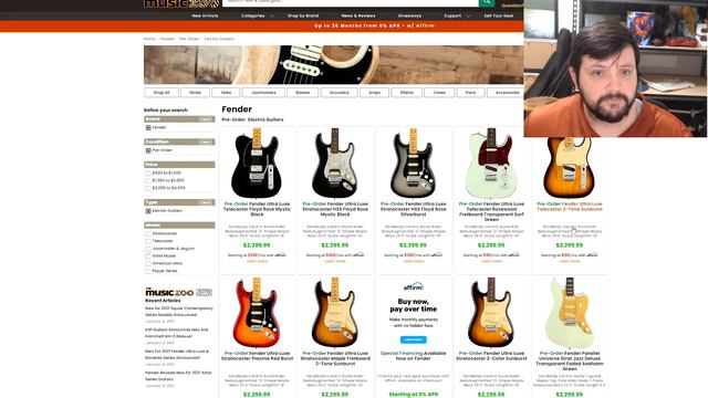 2021 Fender and Squier Guitars and Basses Overview! смотреть онлайн