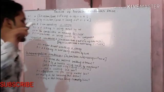 Passive of PRESENT AND PAST CONTINUOUS TENSE # смотреть онлайн