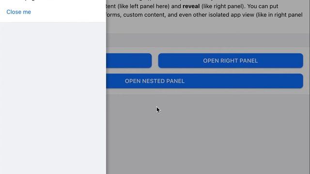 Framework7 v6 Nested Panels смотреть онлайн