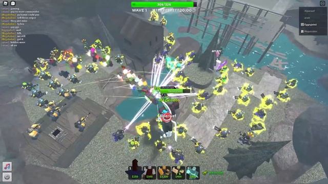 TRIGGERING HIDDEN WAVE With RANDOM PEOPLE || Tower Defense Simulator смотреть онлайн