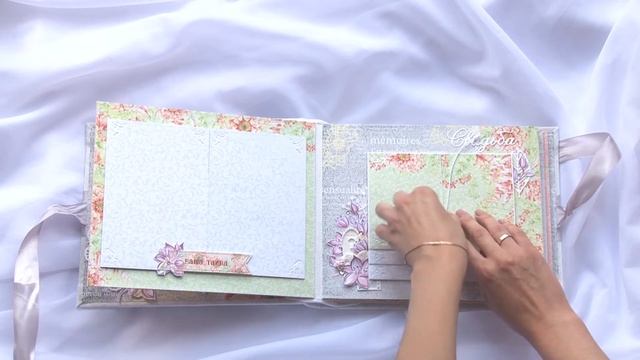 Свадебный альбом. Скрапбукинг. Видео-обзор. смотреть онлайн