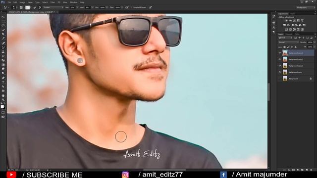 NSB Pictures Photo Editing In Photoshop | Photoshop cc tutorial 2021 - By Amit editz смотреть онлайн