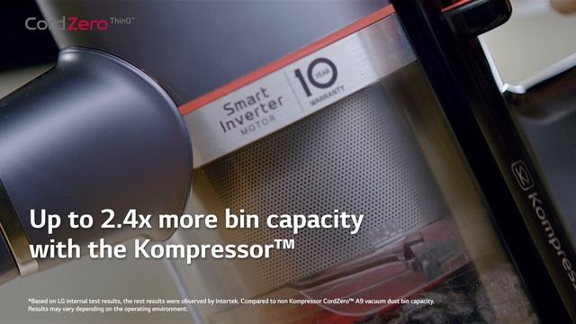LG A9 Kompressor™ Handstick Vacuum - More Dust Compression смотреть онлайн