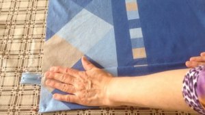 Как сшить наволочку на молнии.