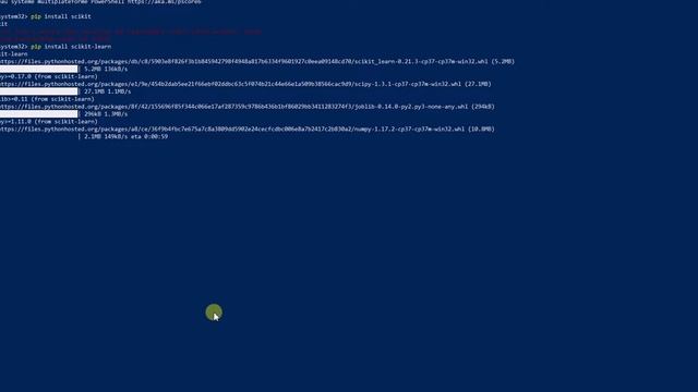 installation scikit-learn смотреть онлайн