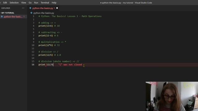 Python: The Basics! (3) - Math Operations смотреть онлайн