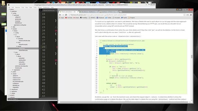Zend Framework 2 - Editing & Deleting Data смотреть онлайн