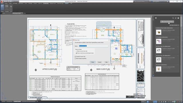 AutoCAD 2019 Shared Views смотреть онлайн