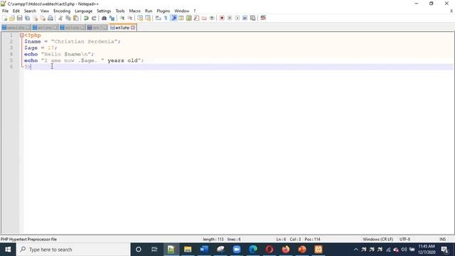 PHP Programming - Variable Declarations смотреть онлайн