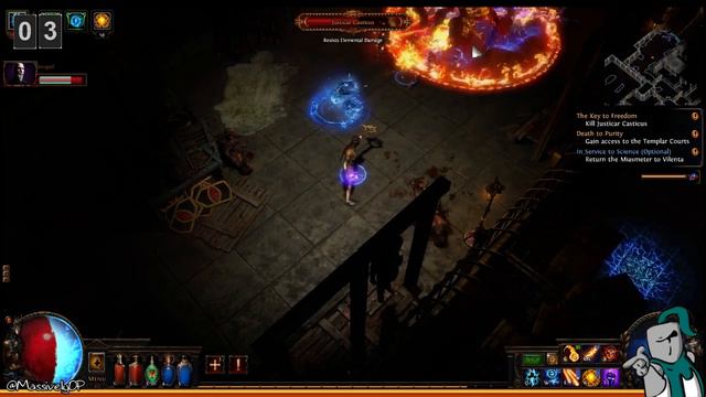 Path of Exile with MJ: Onward into Oriath to exact justice on a Justicar смотреть онлайн