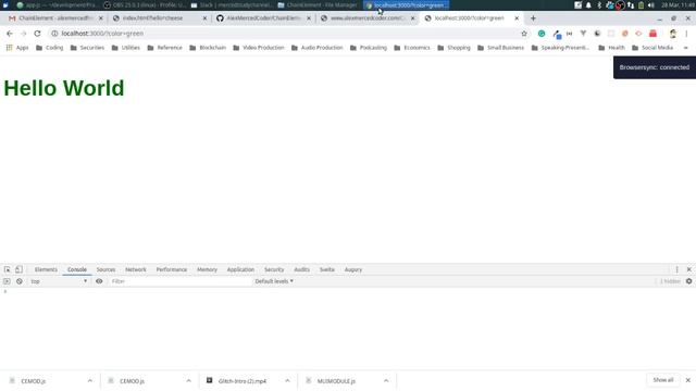 AM Coder - ChainElement - Class for Building Reactive Web Components смотреть онлайн