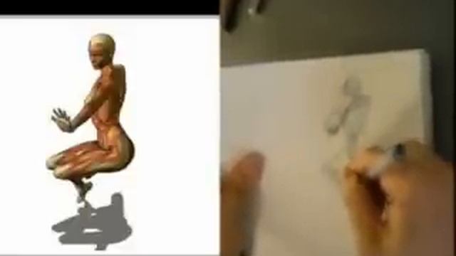 human figure 30 second drawing part01 смотреть онлайн