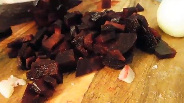 Русские котлеты и винегрет