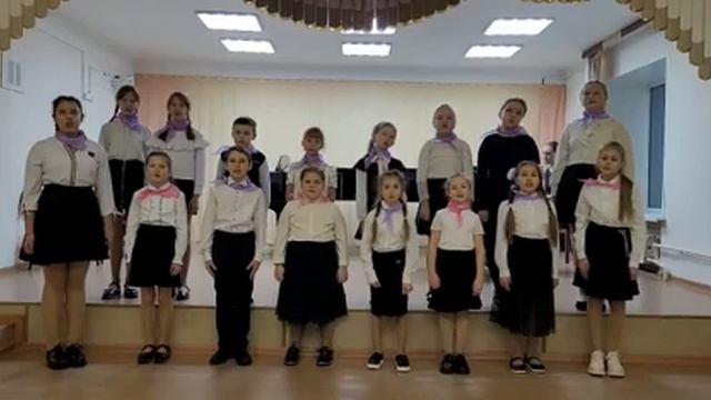 Младший хор Бородинской детской школы искусств