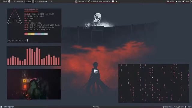 ArchLinux with i3WM ;) смотреть онлайн