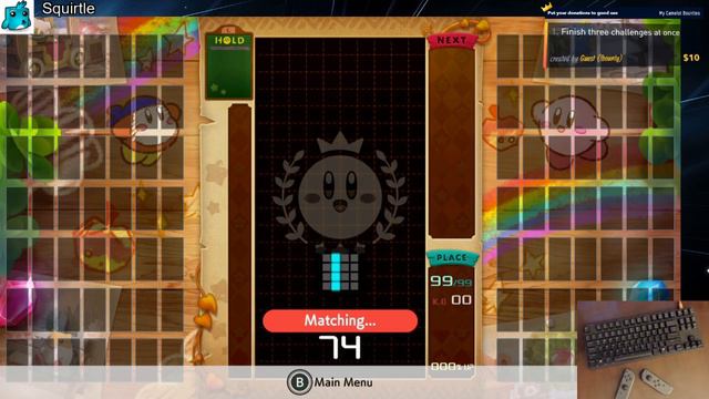 Tetris 99 Win with Kirby Theme смотреть онлайн