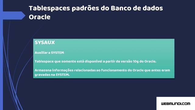 Criação de Tablespace, Datafile e Tabela no Banco de dados Oracle смотреть онлайн