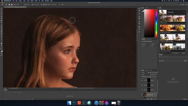 How to create a fine art or painterly image in Photoshop. смотреть онлайн
