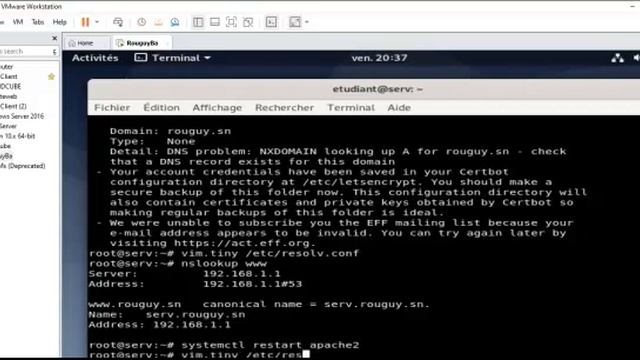 Sécurisé un serveur apache (HTTPS) avec Certbot смотреть онлайн