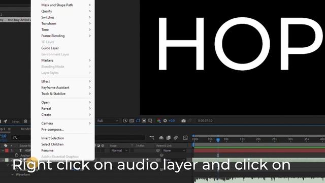 HOW TO MAKE ANYTHING REACT TO MUSIC OR AUDIO IN ADOBE AFTER EFFECTS смотреть онлайн