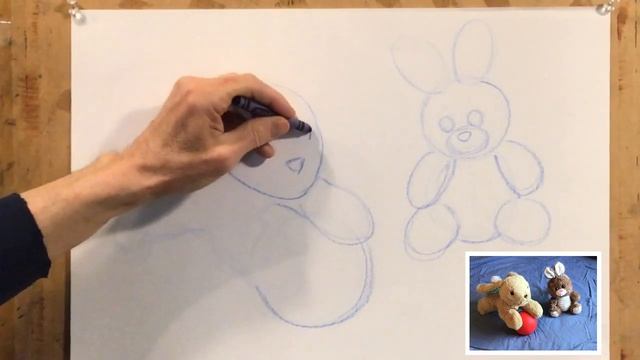 Drawing stuffed animals with simple shapes смотреть онлайн