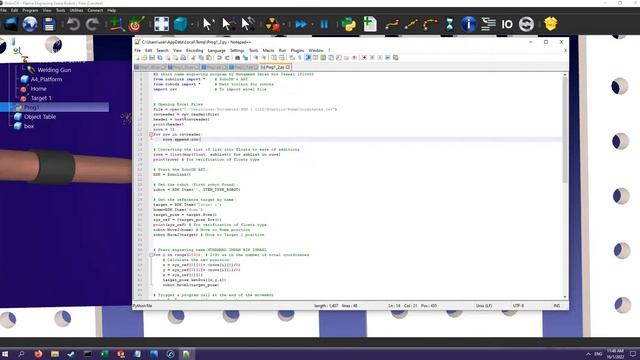 Name Engraving Robot using RobodK and Python смотреть онлайн
