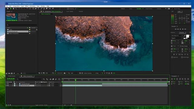 After Effects - How To Trim, Cut & Combine Video Clips смотреть онлайн