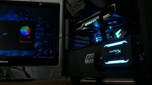 SSD HyperX Fury с RGB подсветкой - обзор и тест. смотреть онлайн