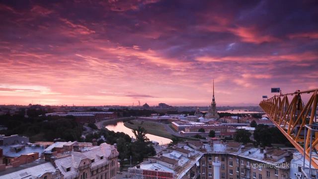 Санкт-Петербург в цейтраферной съемке в движении смотреть онлайн