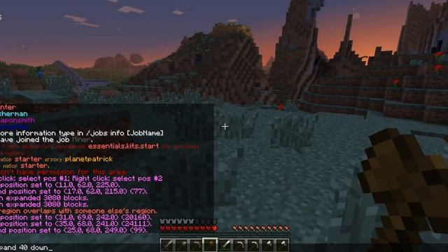 Команды для новичков на сервере Minecraft. смотреть онлайн