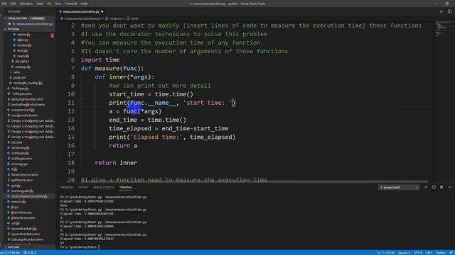 Measure the execution time of any function in Python смотреть онлайн