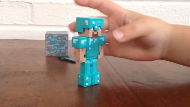 Minecraft STEVE WITH DIAMOND ARMOR Review смотреть онлайн